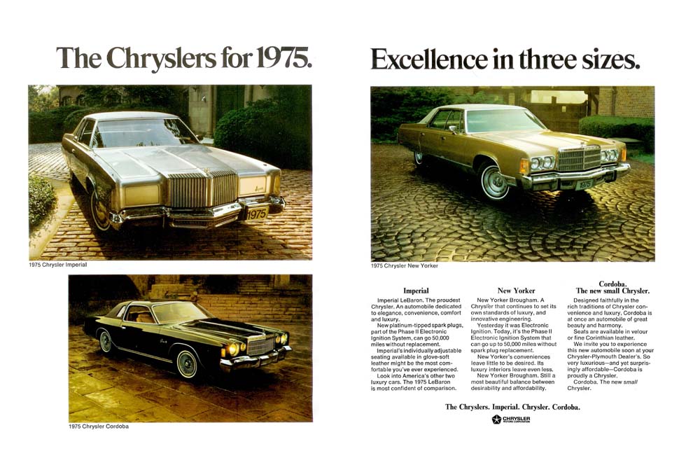 1975 Chrysler Auto Advertising